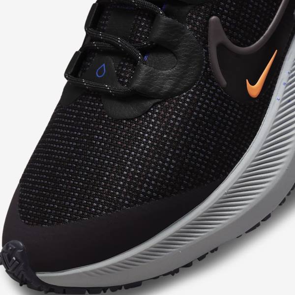 Black / Orange / Purple Nike Zoom Winflo 8 Shield Weatherised Road Women's Running Shoes | NK095EXZ