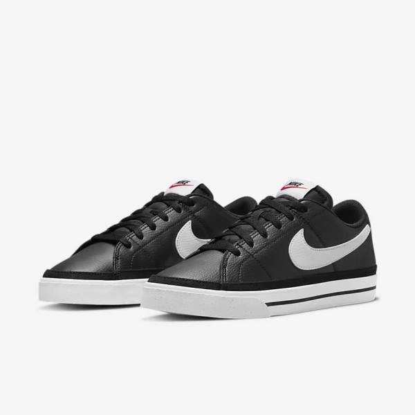 Black / Orange / White Nike Court Legacy Next Nature Women's Sneakers | NK235DZU