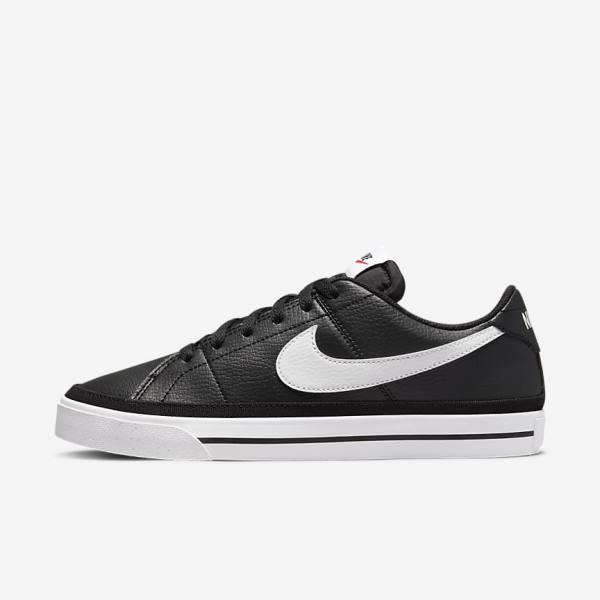 Black / Orange / White Nike Court Legacy Next Nature Women\'s Sneakers | NK235DZU