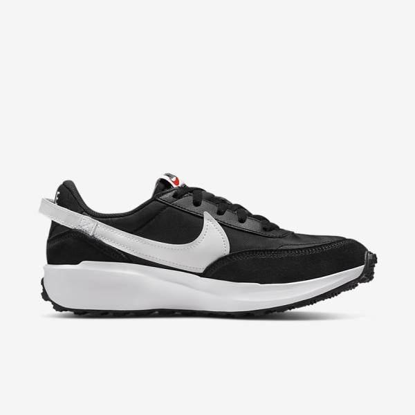 Black / Orange / White Nike Waffle Debut Women's Sneakers | NK038KUE