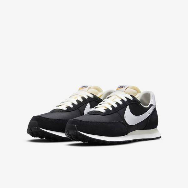 Black / Orange / White Nike Waffle Trainer 2 Older Kids' Sneakers | NK078EBH