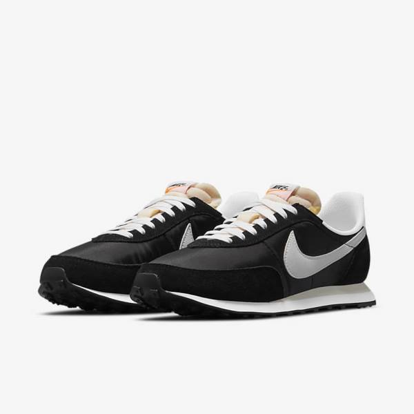 Black / Orange / White Nike Waffle Trainer 2 Men's Sneakers | NK954JTS