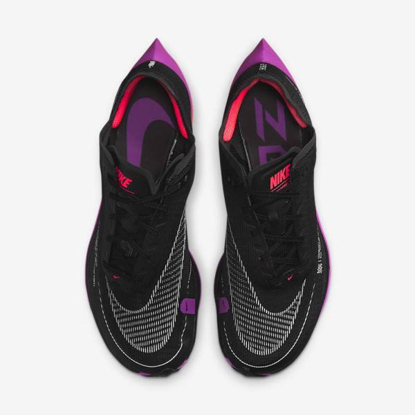 Black / Purple / Grey / Red Nike ZoomX Vaporfly Next% 2 Road Racing Men's Running Shoes | NK217LTN