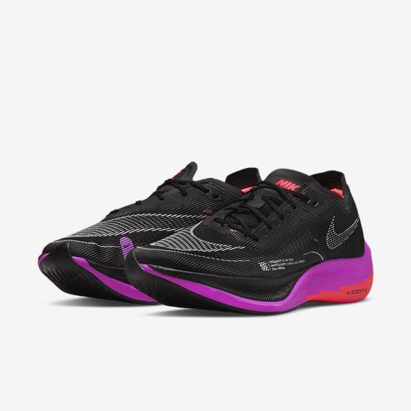 Black / Purple / Grey / Red Nike ZoomX Vaporfly Next% 2 Road Racing Men's Running Shoes | NK217LTN