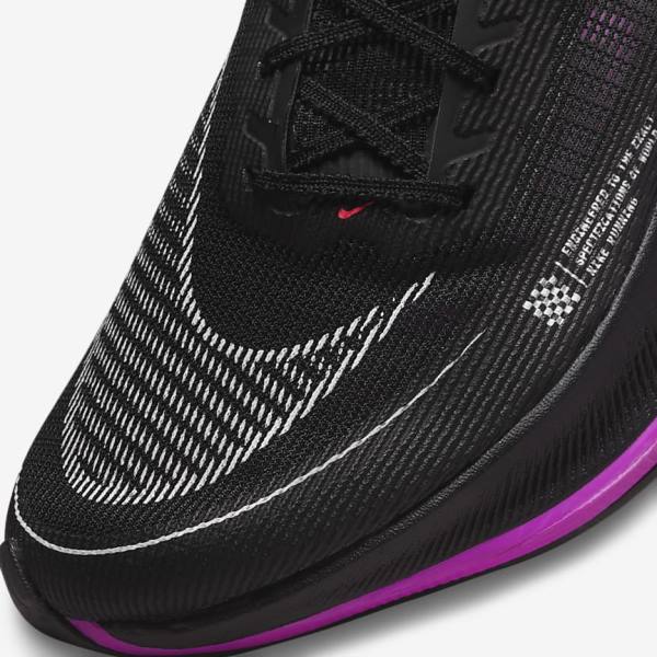 Black / Purple / Grey / Red Nike ZoomX Vaporfly Next% 2 Road Racing Men's Running Shoes | NK217LTN