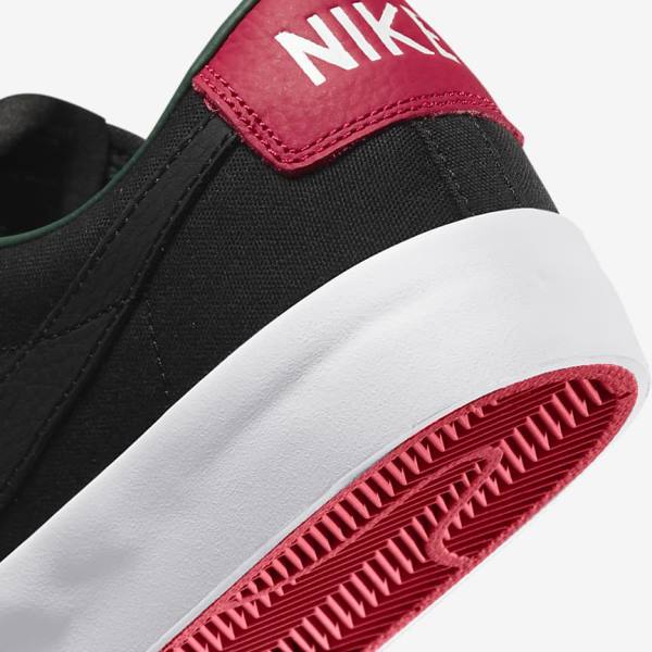 Black / Red / Black Nike SB Zoom Blazer Low Pro GT Premium Men's Skate Shoes | NK127VTD