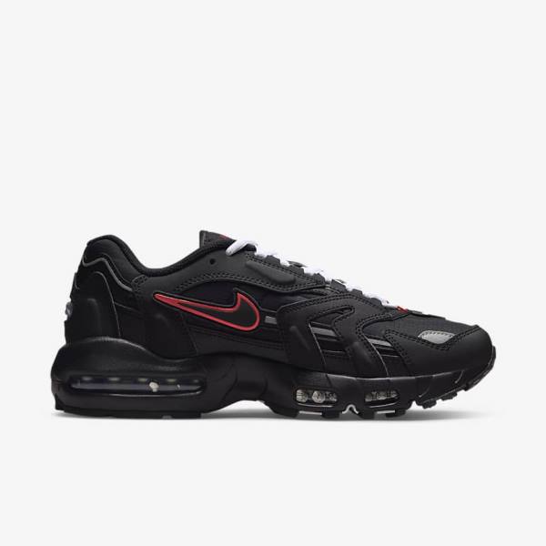 Black / Red / White Nike Air Max 96 II Men's Sneakers | NK637SBI