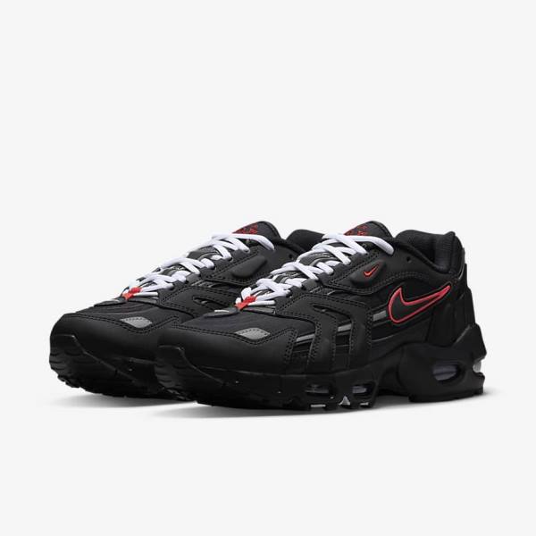 Black / Red / White Nike Air Max 96 II Men's Sneakers | NK637SBI