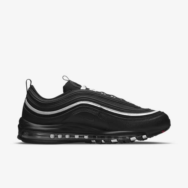 Black / Red / White Nike Air Max 97 Men's Sneakers | NK681OZG