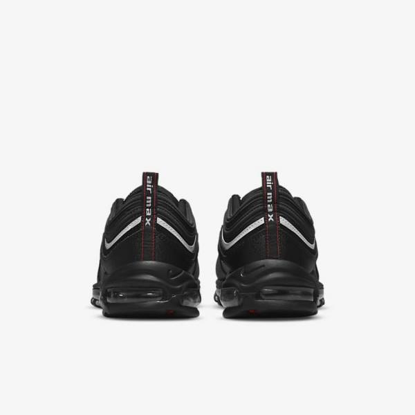 Black / Red / White Nike Air Max 97 Men's Sneakers | NK681OZG