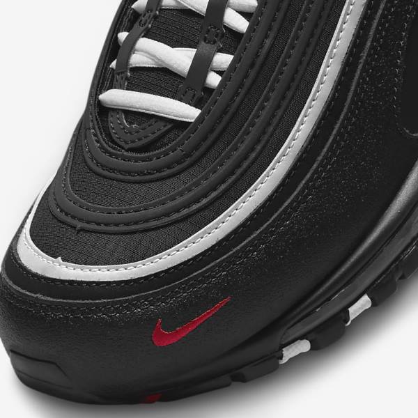 Black / Red / White Nike Air Max 97 Men's Sneakers | NK681OZG