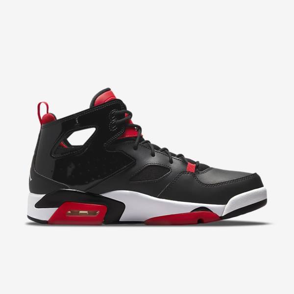 Black / Red / White Nike Jordan Flight Club 91 Men's Jordan Shoes | NK082GRL