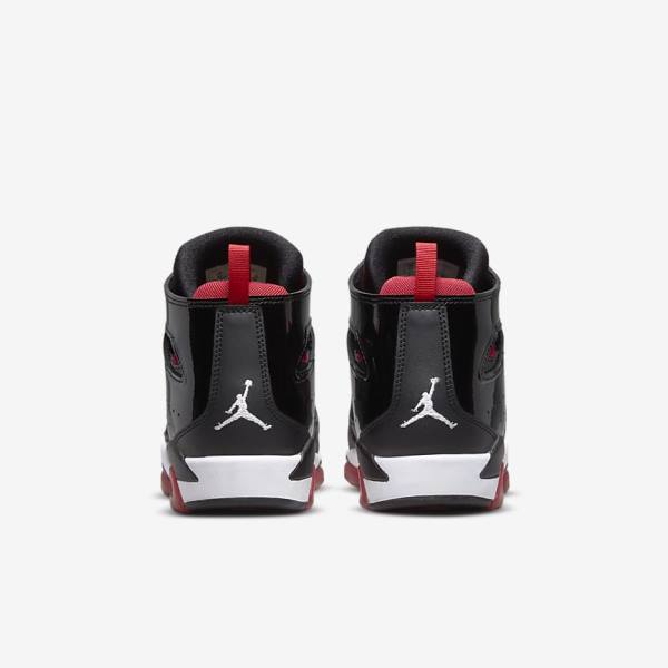 Black / Red / White Nike Jordan Flight Club 91 Older Kids' Sneakers | NK918JQV