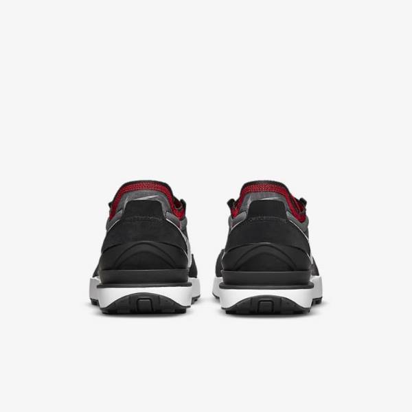 Black / Red / White Nike Waffle One SE Men's Sneakers | NK086YHV