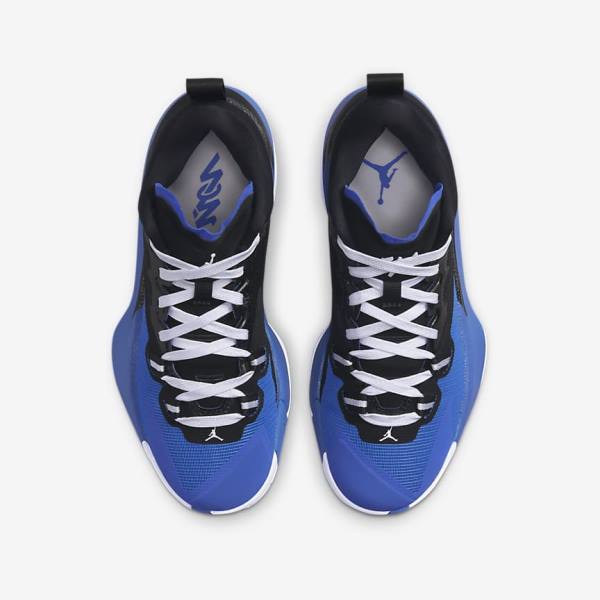 Black / Royal / White Nike Zion 1 Older Kids' Sneakers | NK194OXM