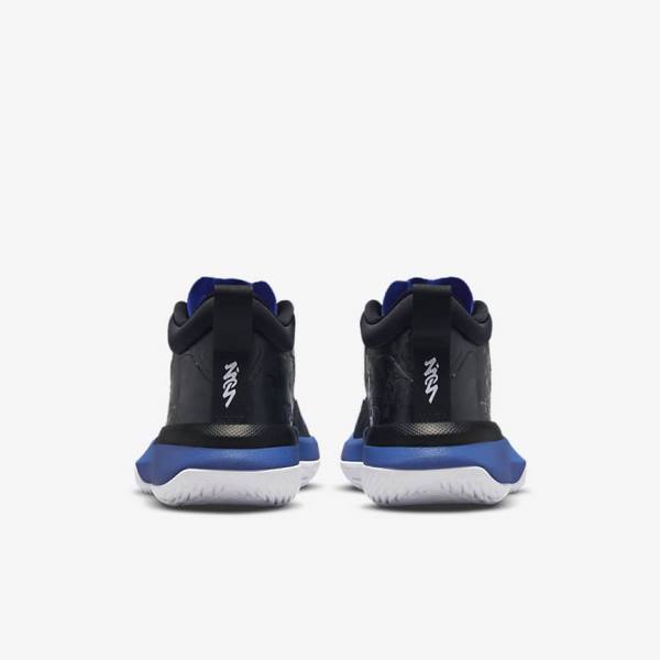 Black / Royal / White Nike Zion 1 Older Kids' Sneakers | NK194OXM