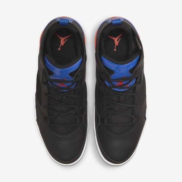 Black / Royal / White / Orange Nike Jordan Flight Club 91 Men's Jordan Shoes | NK523KDJ