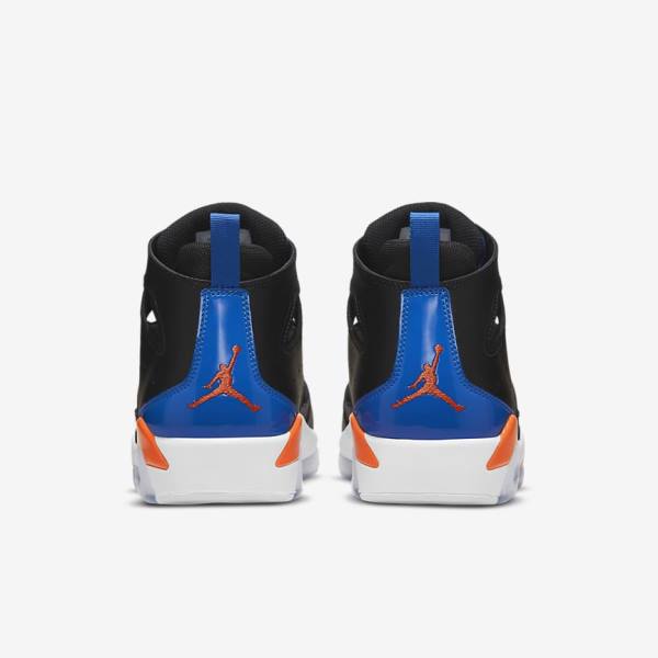 Black / Royal / White / Orange Nike Jordan Flight Club 91 Men's Jordan Shoes | NK523KDJ