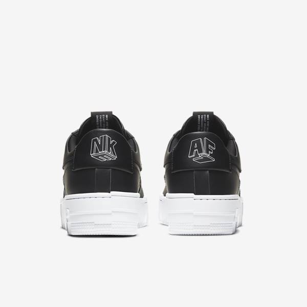 Black / White / Black Nike Air Force 1 Pixel Women's Sneakers | NK819UWT