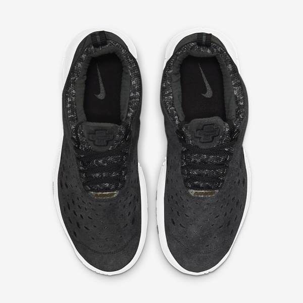 Black / White / Dark Grey Nike Free Run Trail Men's Sneakers | NK640DRX