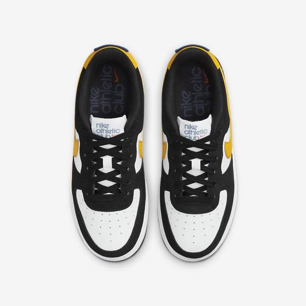 Black / White / Dark Nike Air Force 1 LV8 Older Kids' Sneakers | NK581HCI