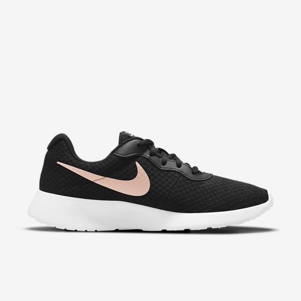 Black / White / Metal Red Brown Nike Tanjun Women's Sneakers | NK941IQV