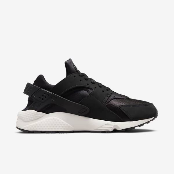 Black / White Nike Air Huarache LE Men's Sneakers | NK307YKX