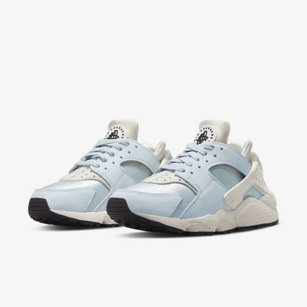 Black / White Nike Air Huarache Women's Sneakers | NK147VUT