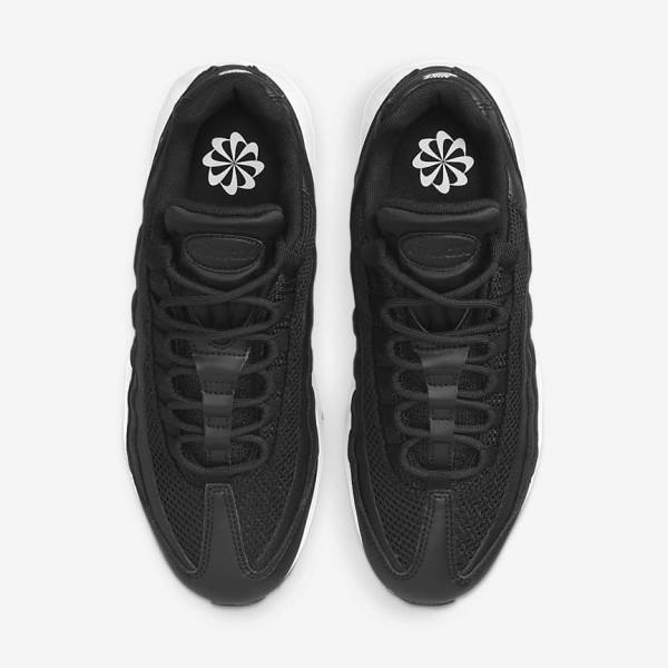 Black / White Nike Air Max 95 Women's Sneakers | NK092NXY