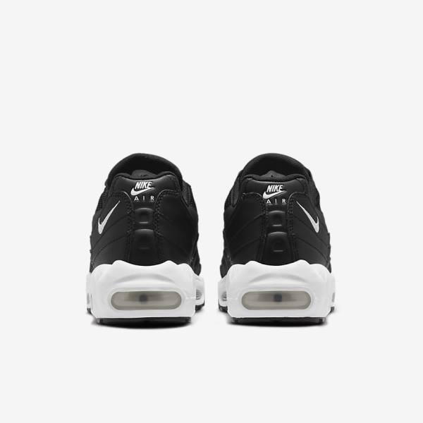 Black / White Nike Air Max 95 Women's Sneakers | NK092NXY