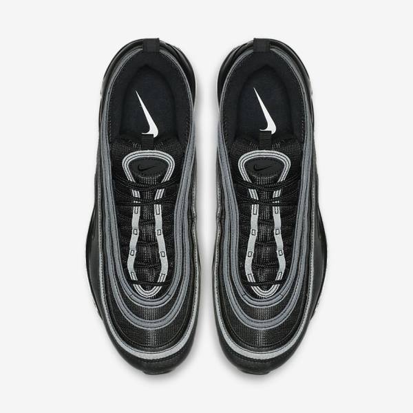 Black / White Nike Air Max 97 Men's Sneakers | NK725KFR