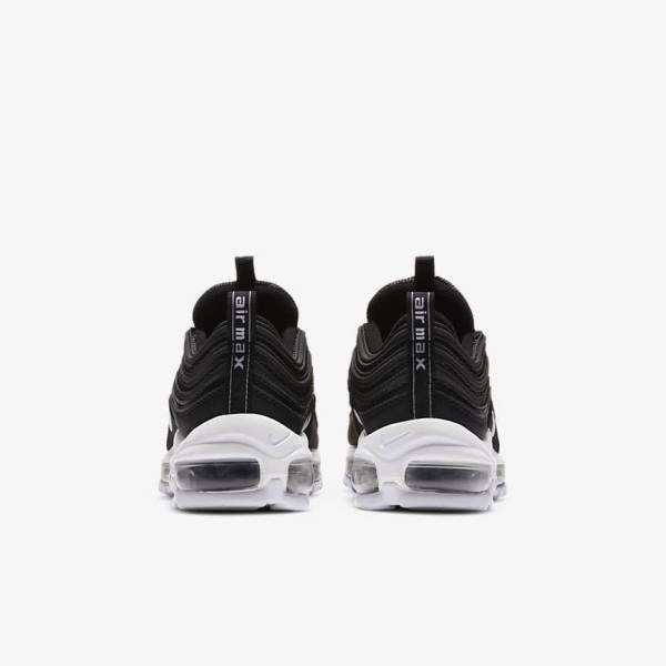 Black / White Nike Air Max 97 Older Kids' Sneakers | NK405RLN