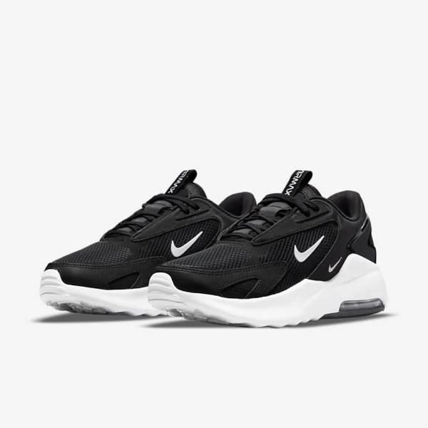 Black / White Nike Air Max Bolt Women's Sneakers | NK037PDU