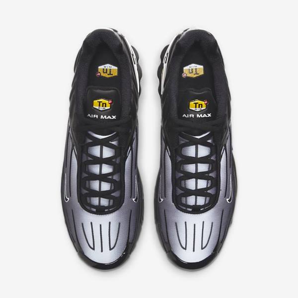 Black / White Nike Air Max Plus III Men's Sneakers | NK352BRL