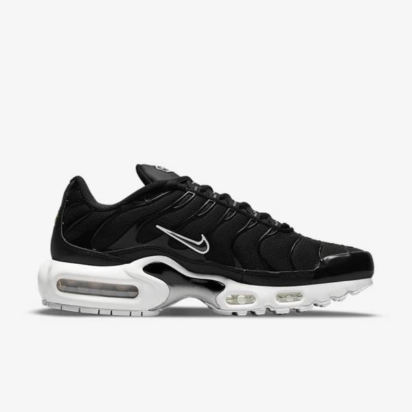 Black / White Nike Air Max Plus Women's Sneakers | NK725UYD