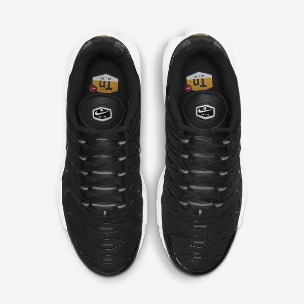 Black / White Nike Air Max Plus Women's Sneakers | NK725UYD