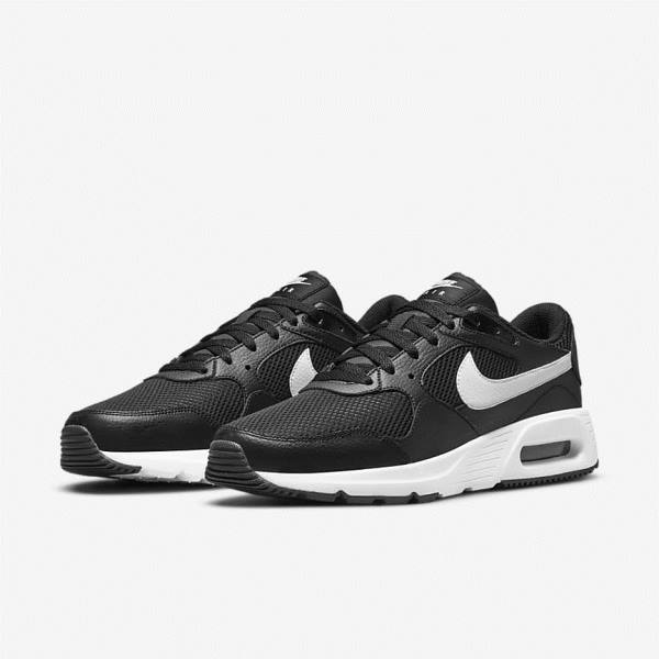 Black / White Nike Air Max SC Men's Sneakers | NK826JUX