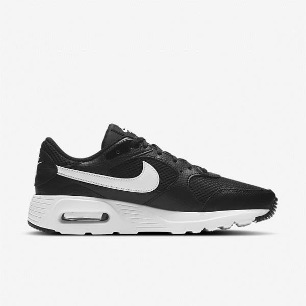 Black / White Nike Air Max SC Women's Sneakers | NK965XID