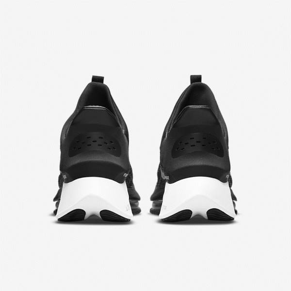 Black / White Nike Air Zoom Tempo NEXT% FlyEase Easy On-Off Road Men's Running Shoes | NK586XIZ