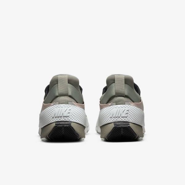 Black / White Nike Go FlyEase Men's Sneakers | NK706ZGV