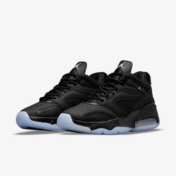 Black / White Nike Jordan Point Lane Men's Sneakers | NK823WIC