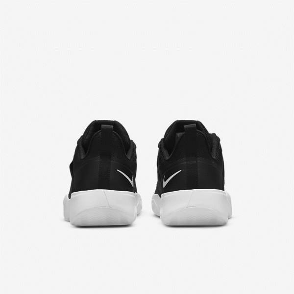 Black / White Nike NikeCourt Vapor Lite Clay Court Men's Tennis Shoes | NK940UGW