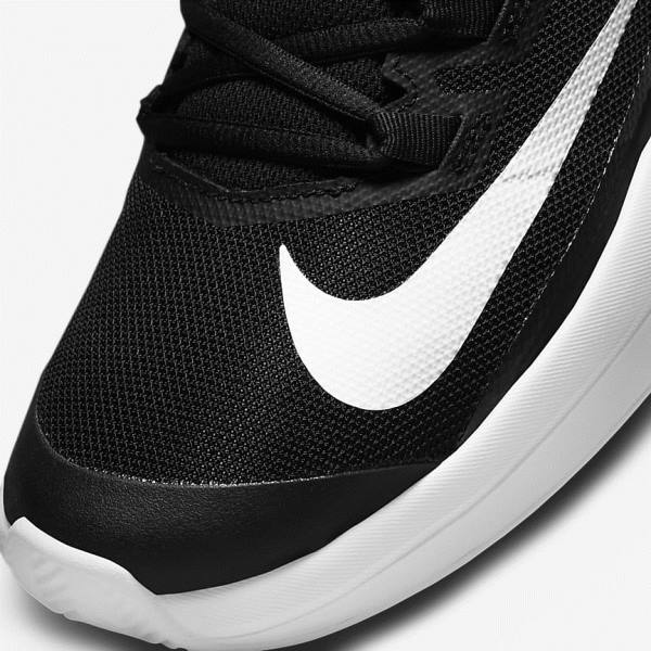 Black / White Nike NikeCourt Vapor Lite Clay Court Men's Tennis Shoes | NK940UGW