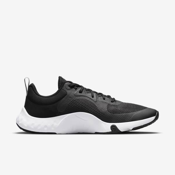 Black / White Nike Renew In-Season TR 11 Women's Training Shoes | NK316RNL