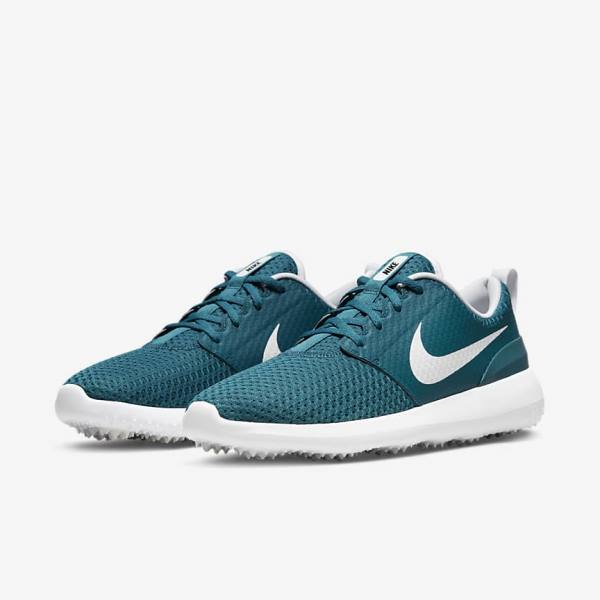 Black / White Nike Roshe G Men's Golf Shoes | NK501LVF