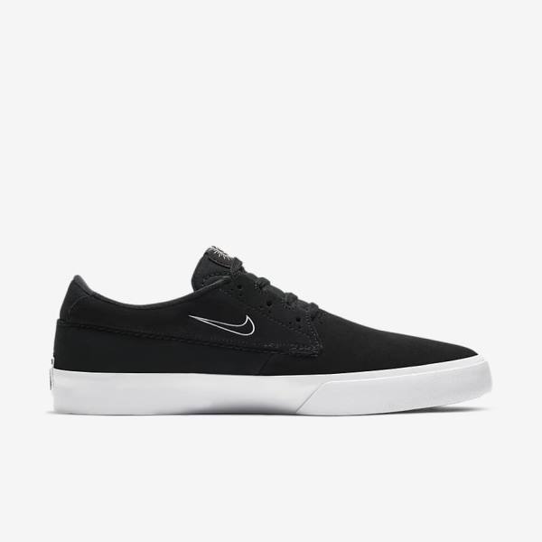 Black / White Nike SB Shane Men's Sneakers | NK605PWY