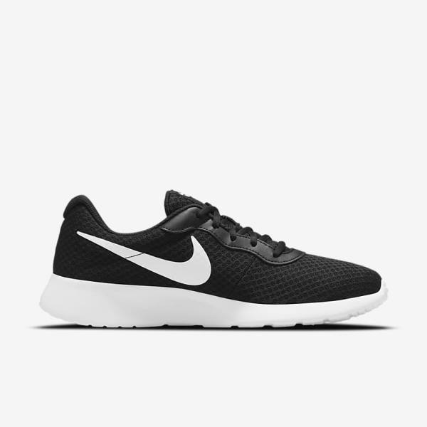 Black / White Nike Tanjun Men's Sneakers | NK843ITY