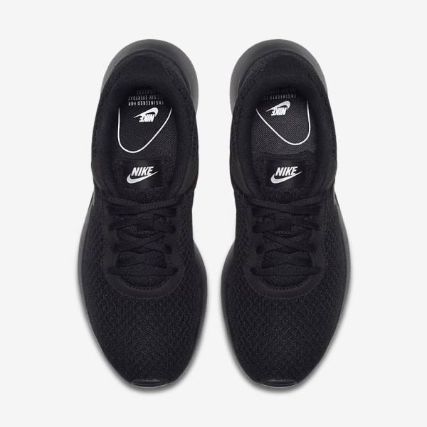 Black / White Nike Tanjun Women's Sneakers | NK183MQL