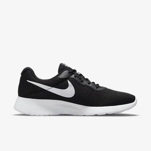 Black / White Nike Tanjun Women's Sneakers | NK246IYS