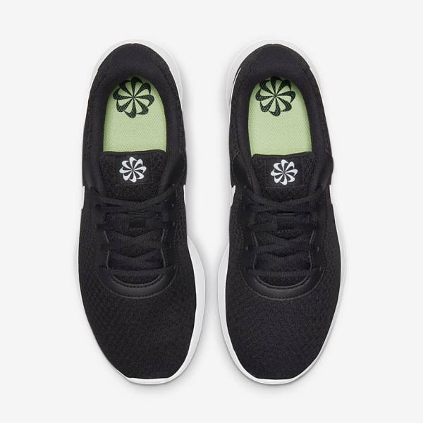 Black / White Nike Tanjun Women's Sneakers | NK246IYS